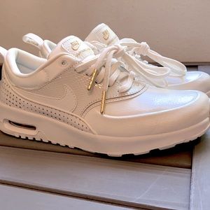 NEW Nike Air Max Thea Premium Tennis Shoe gold